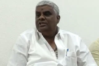 Former Minister HD Revanna held a news conference in Hassan