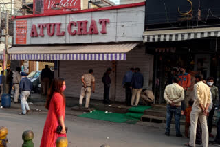 rajouri market shop seal due to corona in delhi