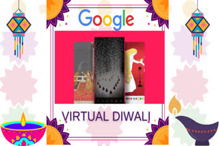 virtual diwali with google ,use of AR for diwali with google