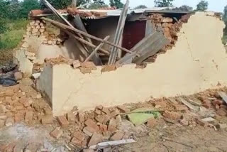 elephants destroyed  villagers house in latehar