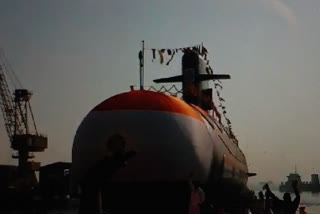 Indian navy's fifth scorpene submarine ins vagir launched in mumbai