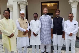 Five newly-elected AIMIM legislators from Bihar met Owaisi