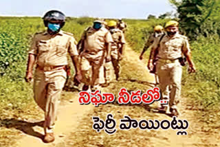 police cumbing at Godavari border