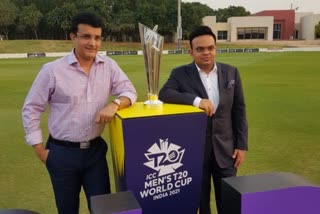 Ganguly shares trophy's picture