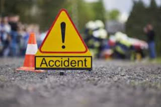 one injured when car hits a bike at sangeeth signal in Hyderabad