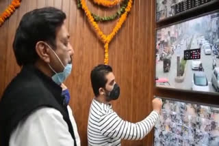 cabinet minister ranjit Chautala inaugurated CCTV Control Room in Sirsa