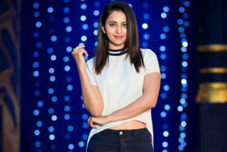 Actress Rakul Preet Singh in Ali Tho Saradaga Program