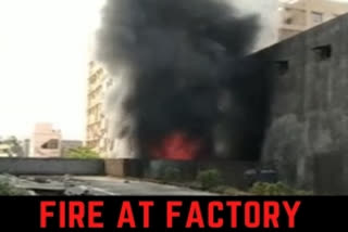 Fire breaks out at chemical factory