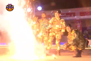 BSF jawans celebrate Diwali in RS Pura sector of J&K