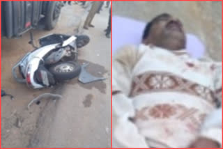 two injured in gannavaram road accident at krishna district