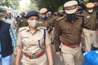 additional dcp ajanta visited connaught place to take stock of security