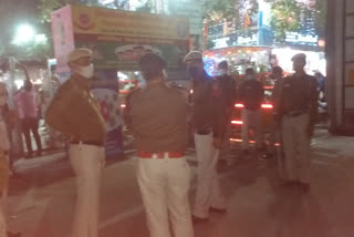 tight security arrangements in lajpat nagar market on occasion of deepawali
