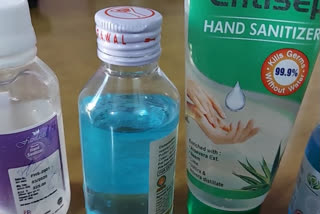 fake sanitizer in market in ranchi