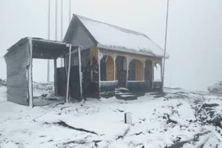 first snowfall at gurez valley