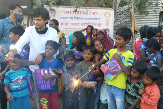 Diwali with children selling goods on signals