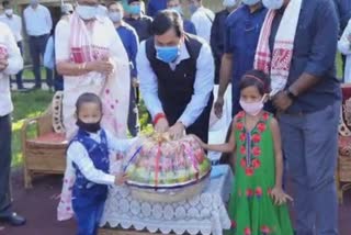 cm sonowal celebrate children day