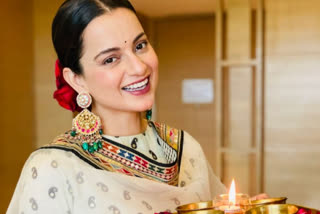 Actress Kangana Ranaut extends Diwali greeting