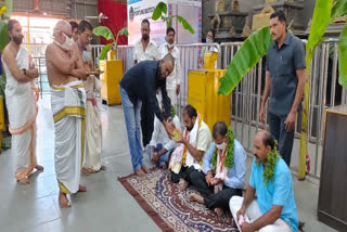 Nalgond MLA Kancharla Bhupal reddy visit yadaydri temple today