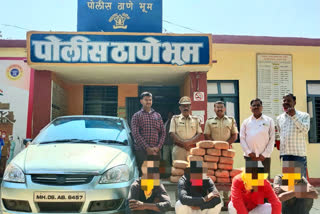 50 kg hemp seized in osmanabad, 5 people arrested