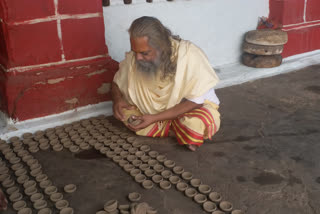 Diwali celebration in Dudhahari math