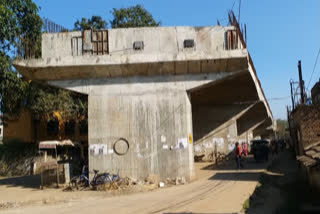 Murshidabad: Work on jaupure Flyover Bridge stalled