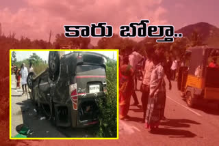 five persons injured in a road accident ksheera samudram