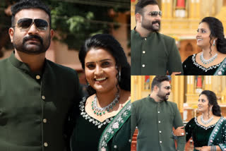 actress Roshna Ann Roy and Kichu Tellus Engagement  റോഷ്ന ആന്‍ റോയ്‌യുടെയും കിച്ചു ടെല്ലസിന്‍റെയും മനസമ്മതം നടന്നു  റോഷ്ന ആന്‍ റോയ്‌യുടെയും കിച്ചു ടെല്ലസിന്‍റെയും മനസമ്മതം  റോഷ്ന ആന്‍ റോയ്  കിച്ചു ടെല്ലസ്  Roshna Ann Roy  actress Roshna Ann Roy  Kichu Tellus Engagement