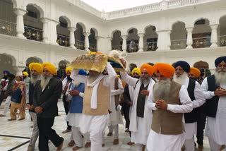 Commencement of Shri Akhand Path dedicated to the 100th centenary of the SGPC