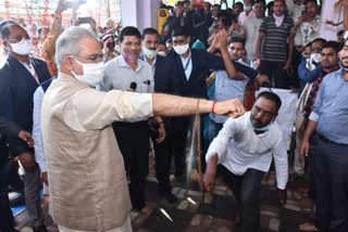 Chhattisgarh CM whipped on the occasion of govardhan pooja