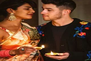 Priyanka Chopra and Nick Jonas Diwali Pics