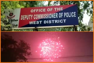Delhi Police takes action against those who burst firecrackers