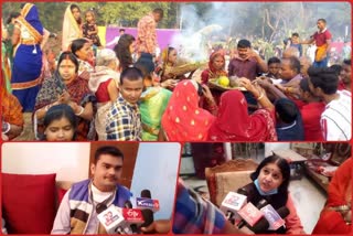 devotees preparations for Chhath puja after ban on public celebrations due to corona pandemic