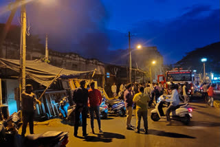 An accidental fire in junk shop