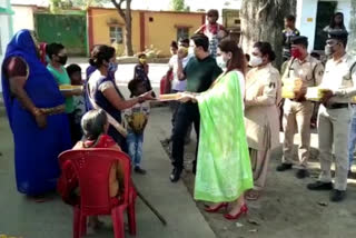 SP Abhishek Meena celebrates Diwali at an orphanage