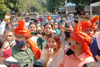 bjp mla ram kadam on temple reopen decision in maharashtra