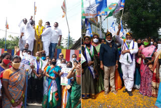 ysrcp leaders padha yatra