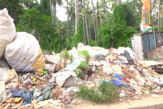 തിരുവനന്തപുരം  kattakada  kattakada waste problem  waste problem  കാട്ടാക്കട  മാലിന്യ പ്രശ്‌നത്തിൽ വലഞ്ഞ് കാട്ടാക്കട  thiruvananthapuram  trivandrum  thiruvananthapuram neews  health problems  മാലിന്യ പ്രശ്‌നം  കാട്ടാക്കടയിലെ മാലിന്യ പ്രശ്നം  തിരുവനന്തപുരം വാർത്തകൾ