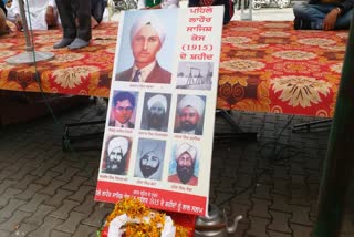 Tribute paid by farmers on Kartar Singh Sarabha Martyrdom Day