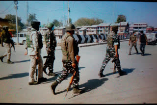 corden and search operation at bogund in kulgam