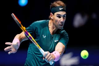 Rafael Nadal  Nadal  ATP Finals  Andrey Rublev  Tennis  നദാല്‍ പുറത്ത് വാര്‍ത്ത  നദാലിന് എടിപി കിരീടം വാര്‍ത്ത  എടിപി ഫൈനല്‍ കിരീടം വാര്‍ത്ത  nadal out news  nadal with atp crown news  atp final crown news