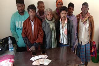 464 gamblers caught in korba