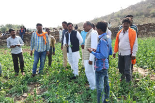 Newly elected MLA Suresh Dhakad visits villages