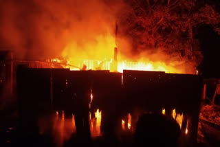 hut burnt in lingapuram bhadradri kothgudem district