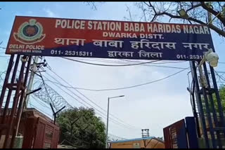 police arrested for selling firecrackers outside house in baba haridas nagar