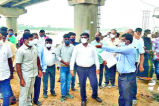 karnool district collector observed tungabadhara pushkara works