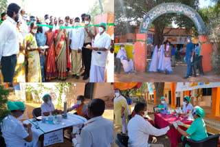 Whip Sunita started a health camp in Vasalamarri