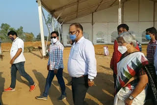 Tourism Minister visited Sambalpur-Eco Retreat site on Tuesday