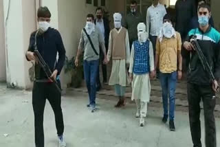 Police arrested two suspected militants from Delhi