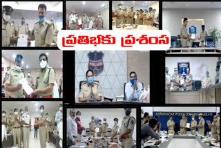 Police officers get appriciation from dgp to thier performance in the work