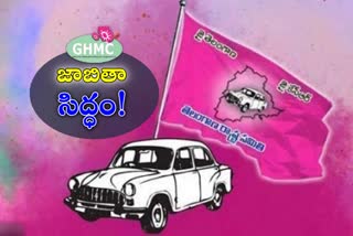 trs candidates list ready for ghmc elections